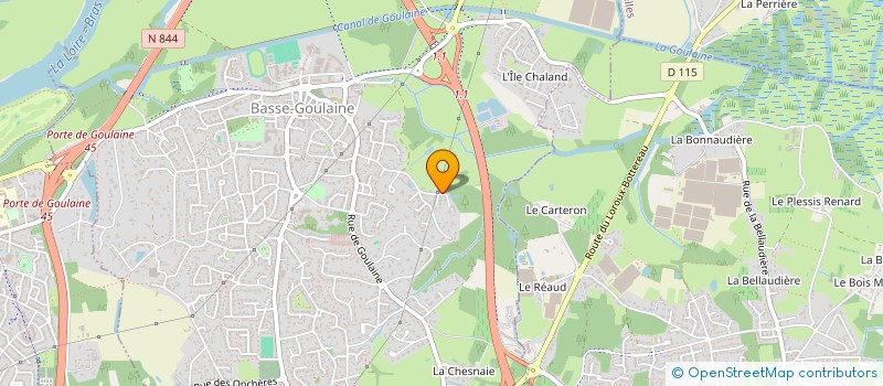 localisation de l'entreprise MIRAN'REGAL  BASSE-GOULAINE