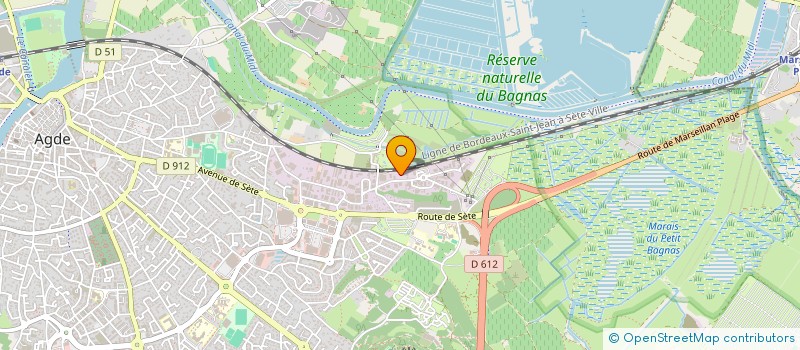 localisation de l'entreprise MIRAN2  AGDE