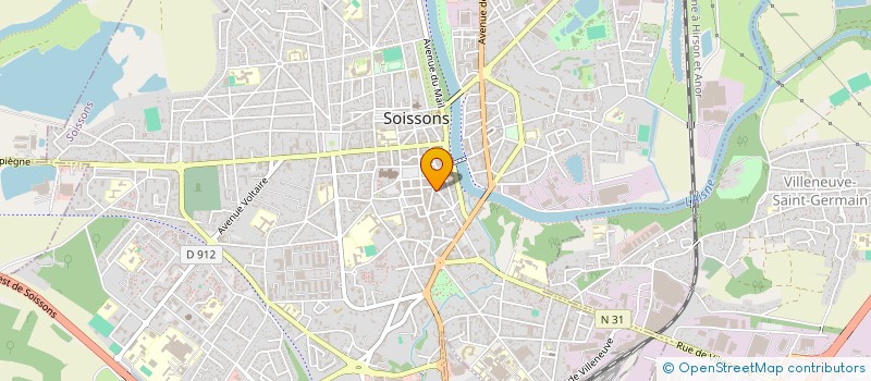 localisation de l'entreprise MIRANBA à SOISSONS