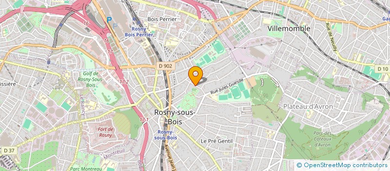 localisation de l'entreprise MIRANDA à ROSNY-SOUS-BOIS
