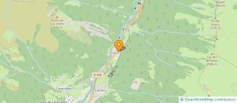 localisation de l'entreprise MIRANDA DISTRIBUTION à CAUTERETS