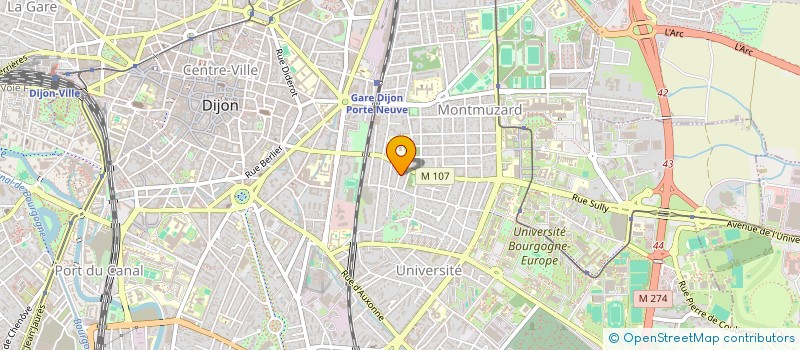 localisation de l'entreprise MIRANDE 2012  DIJON