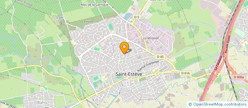 localisation de l'entreprise MIRANDE  SAINT-ESTEVE