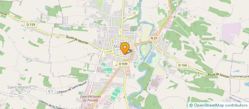 localisation de l'entreprise MIRANDE AUDIO à MIRANDE