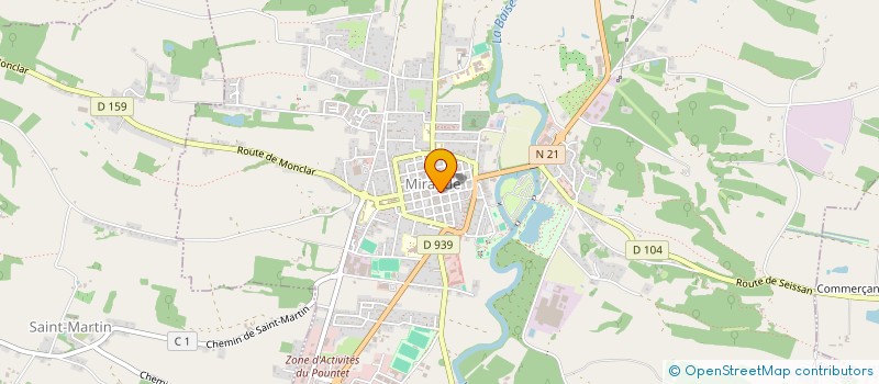 localisation de l'entreprise MIRANDE OPTIQUE ALVT à MIRANDE
