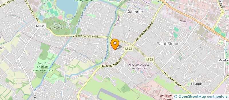 localisation de l'entreprise MIRANDELA  CUGNAUX