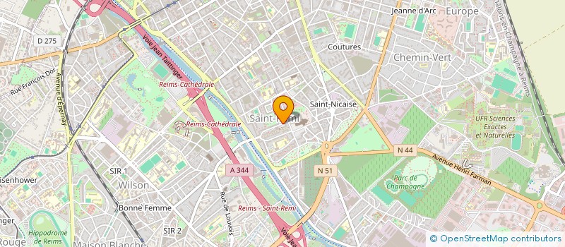localisation de l'entreprise MIRANDO DISTRIBUTION à REIMS