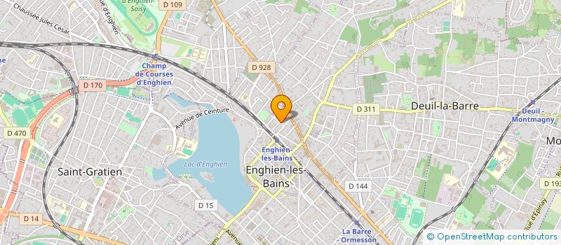 localisation de l'entreprise MIRANNE à ENGHIEN LES BAINS