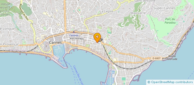 localisation de l'entreprise MIRANO à CANNES