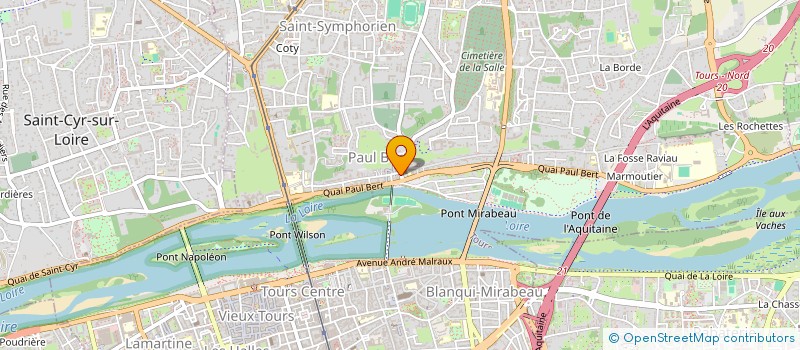 localisation de l'entreprise MIRANO IMMOBILIER à TOURS