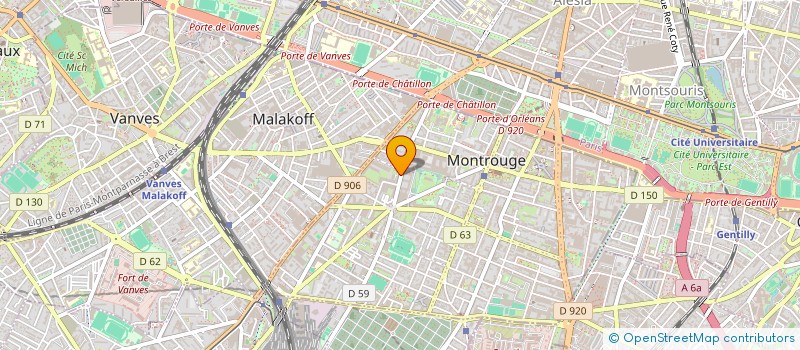 localisation de l'entreprise MIRANOR  MONTROUGE