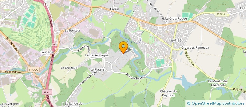 localisation de l'entreprise MIRAPE à FEYTIAT