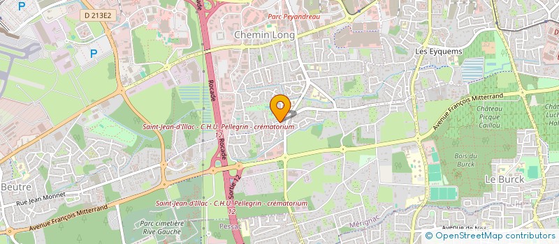 localisation de l'entreprise MIRAS-COGEIM ET COMPAGNIE à MERIGNAC