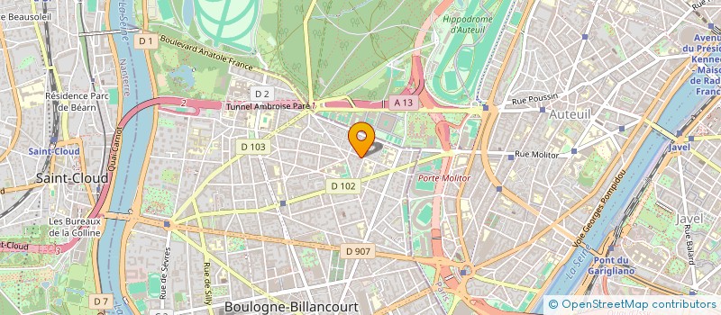 localisation de l'entreprise MIRASOL à BOULOGNE-BILLANCOURT