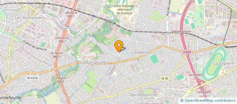 localisation de l'entreprise MIRASOL à TOULOUSE