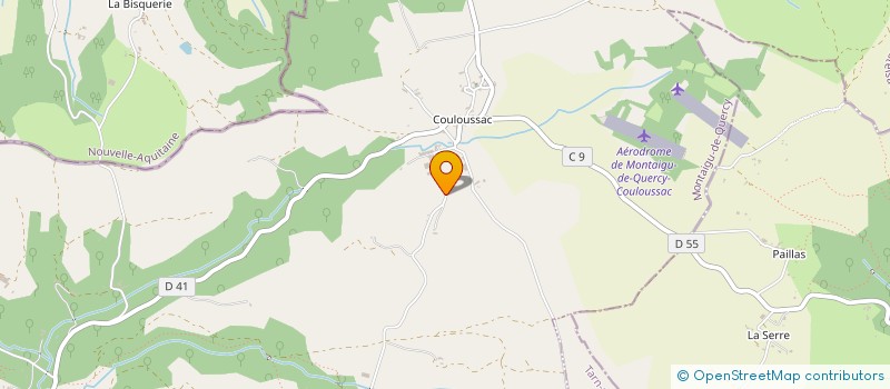 localisation de l'entreprise MIRASOL  MONTAIGU-DE-QUERCY