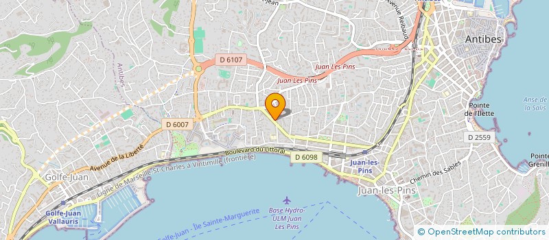 localisation de l'entreprise MIRASOLE à ANTIBES