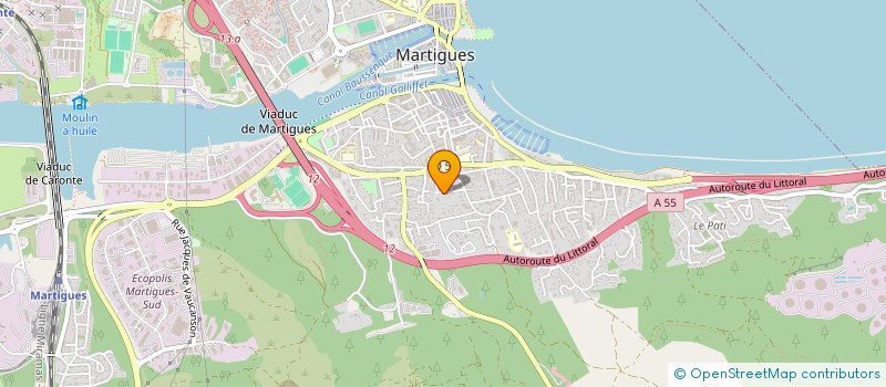 localisation de l'entreprise MIRASUD  MARTIGUES