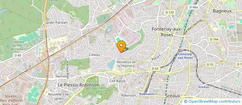 localisation de l'entreprise MIRAT à FONTENAY-AUX-ROSES