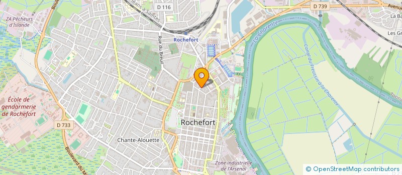 localisation de l'entreprise MIRAT DI NERIDE IMMOBILIER  ROCHEFORT