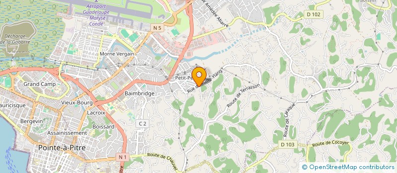 localisation de l'entreprise MIRAVEA SERVICES EVENTS  LES ABYMES