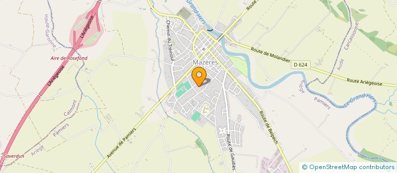 localisation de l'entreprise MIRAVEL à MAZERES