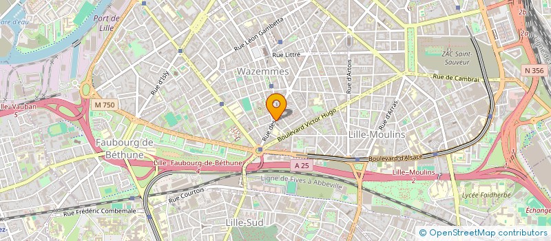 localisation de l'entreprise MIRAZ à LILLE