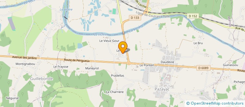 localisation de l'entreprise MIRBAT  TERRASSON LAVILLEDIEU