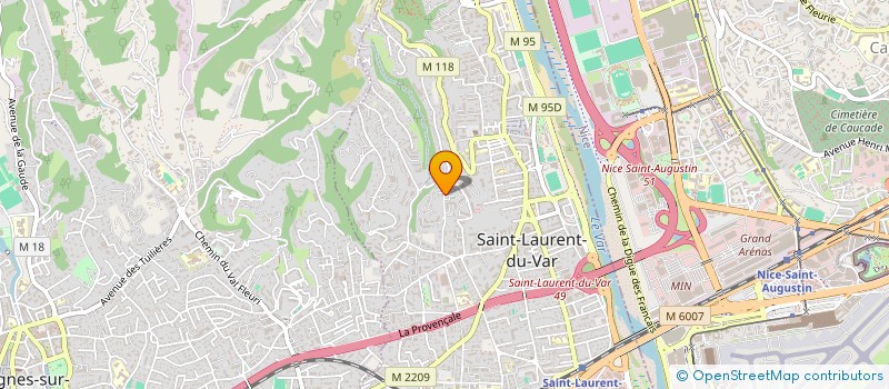 localisation de l'entreprise MIRE à SAINT-LAURENT-DU-VAR