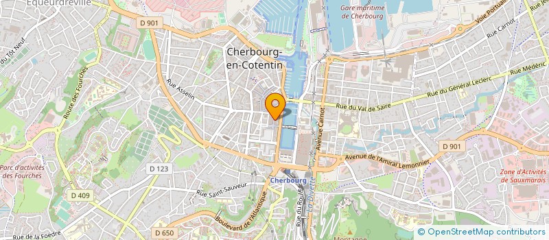 localisation de l'entreprise MIRE LIVE à CHERBOURG-EN-COTENTIN