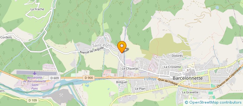 localisation de l'entreprise MIREBEAU à BARCELONNETTE