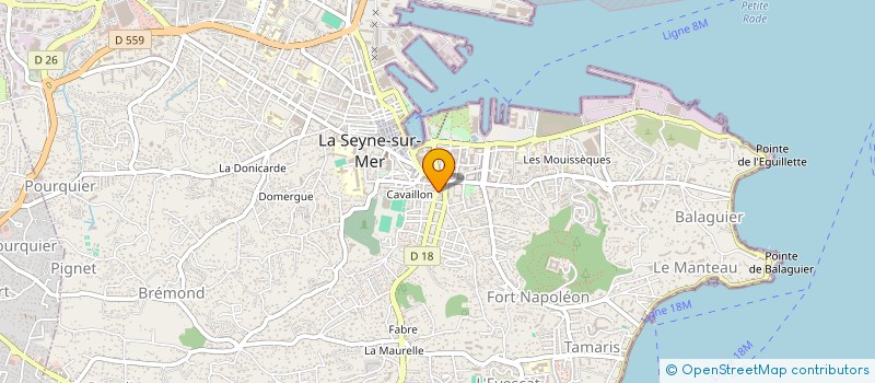 localisation de l'entreprise MIREILLE à LA SEYNE-SUR-MER