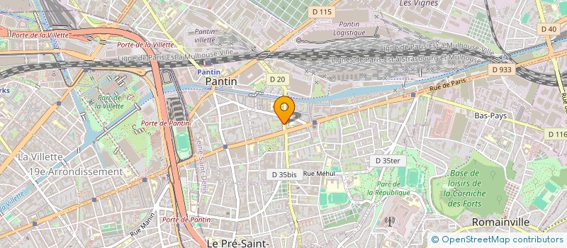 localisation de l'entreprise MIREILLE à PANTIN