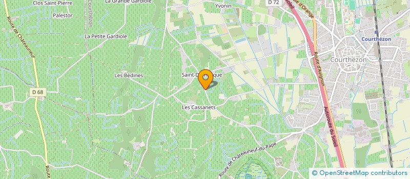 localisation de l'entreprise MIREILLE ET JEAN REYNAUD  COURTHEZON