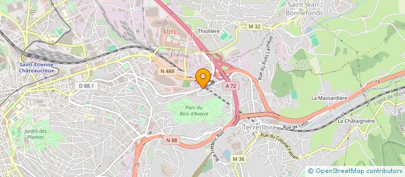 localisation de l'entreprise MIREILLE ET RENATO  SAINT-ETIENNE