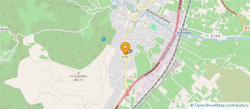 localisation de l'entreprise MIREILLE S C I  CUERS