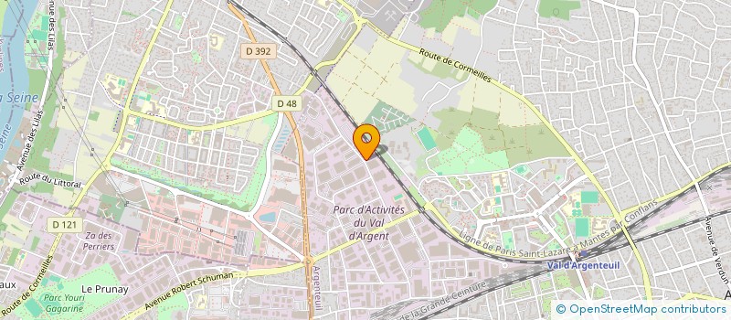 localisation de l'entreprise MIREK à ARGENTEUIL