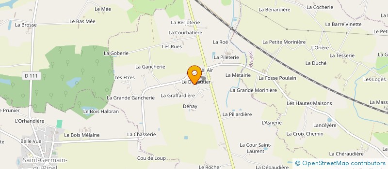 localisation de l'entreprise MIRELA  GENNES-SUR-SEICHE