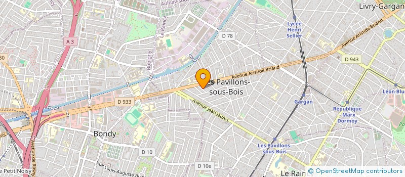 localisation de l'entreprise MIRELIS  BOBIGNY