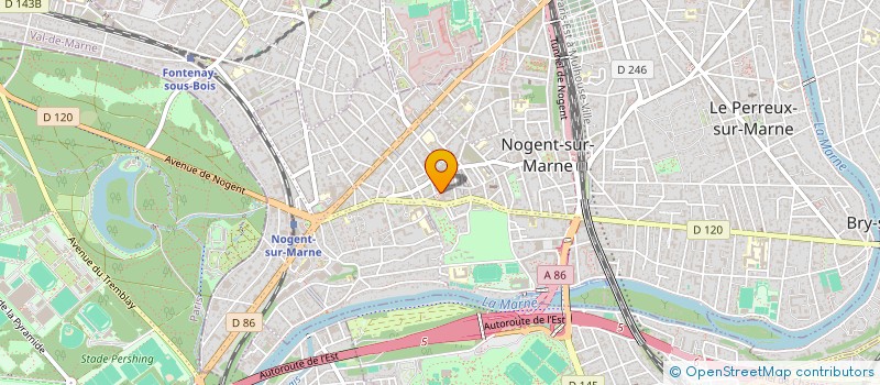 localisation de l'entreprise MIRELLI à NOGENT-SUR-MARNE