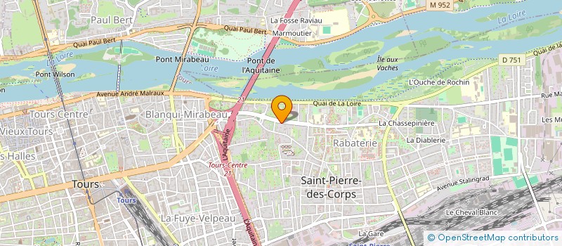 localisation de l'entreprise MIRELO  SAINT-PIERRE-DES-CORPS