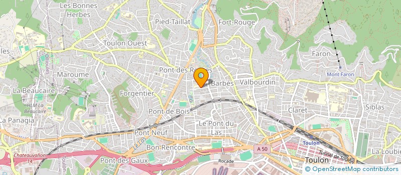 localisation de l'entreprise MIREMONT  TOULON