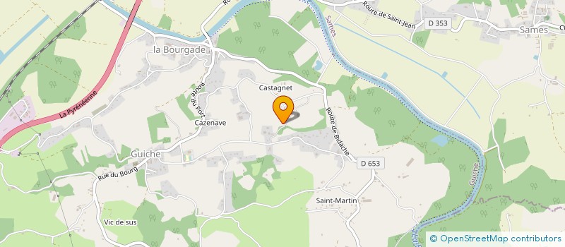 localisation de l'entreprise MIREMONT JACQUES SARL (SOCIETE D'EXPLOITATION DES ETS) à GUICHE