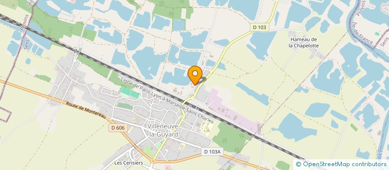 localisation de l'entreprise MIRET FREDERIC  VILLENEUVE-LA-GUYARD