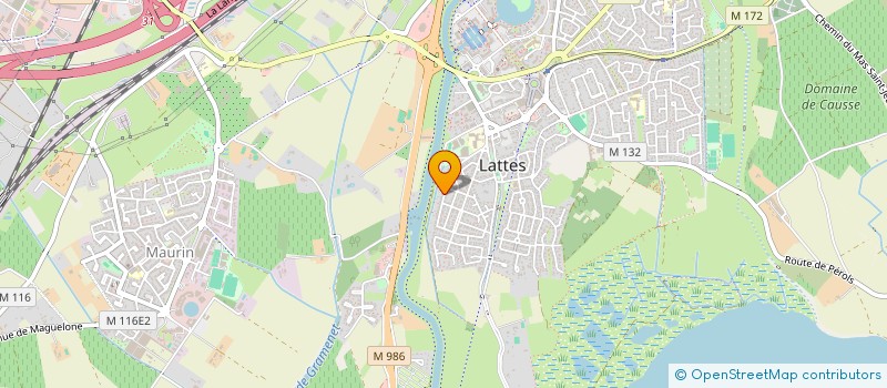 localisation de l'entreprise MIRET SXM à LATTES