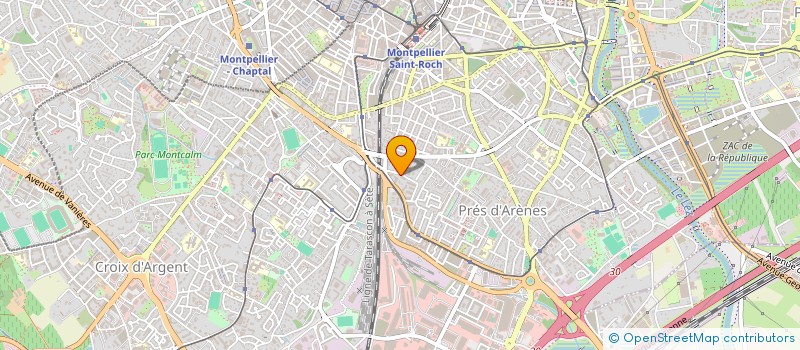 localisation de l'entreprise MIRETTE à MONTPELLIER
