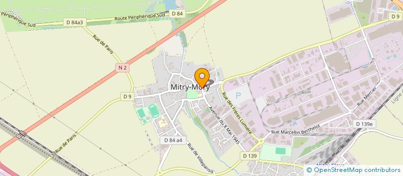 localisation de l'entreprise MIREUR RENAULT VAN DER MEERSCH à MITRY-MORY