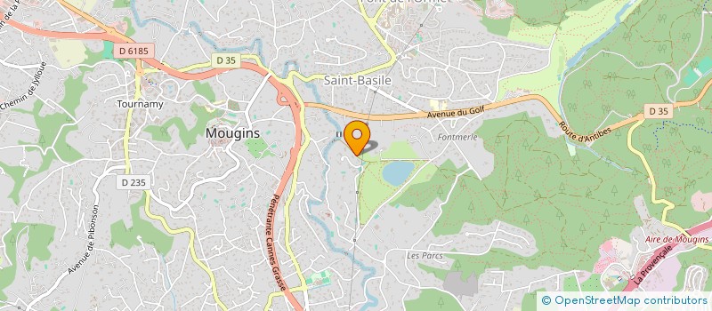 localisation de l'entreprise MIREVAL 1 à MOUGINS