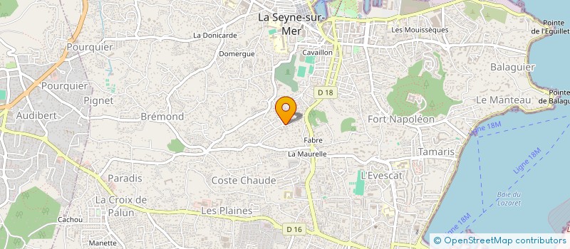 localisation de l'entreprise MIREVAR à LA SEYNE-SUR-MER