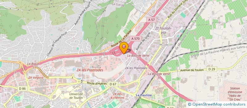 localisation de l'entreprise MIRI  LA GARDE